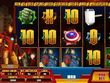 Action Heroes tragamonedas