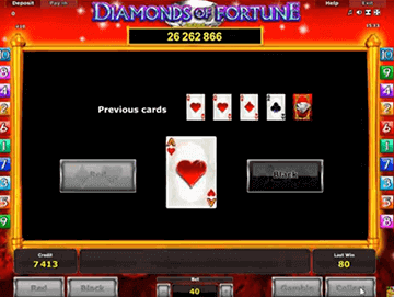 Diamonds of fortune tragamonedas