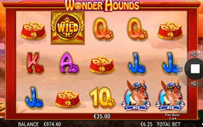 tragaperras Wonder Hounds