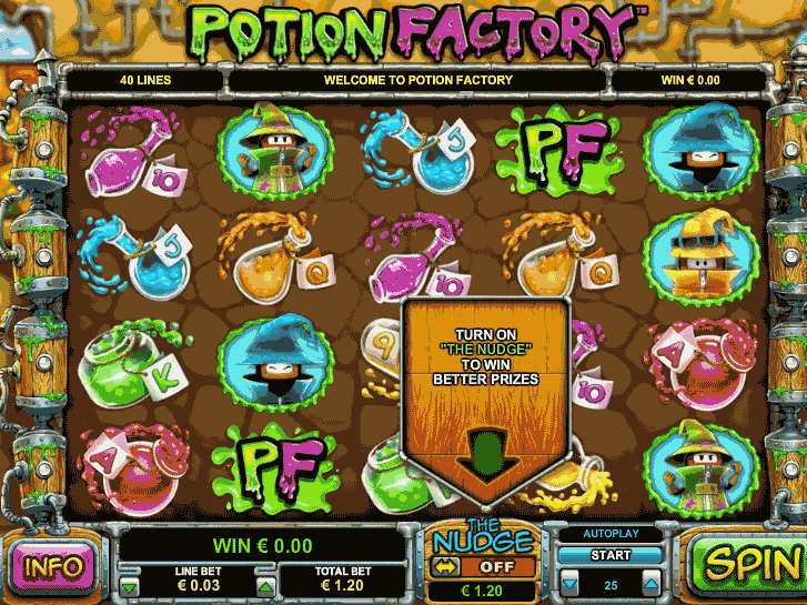 potion factory iframe