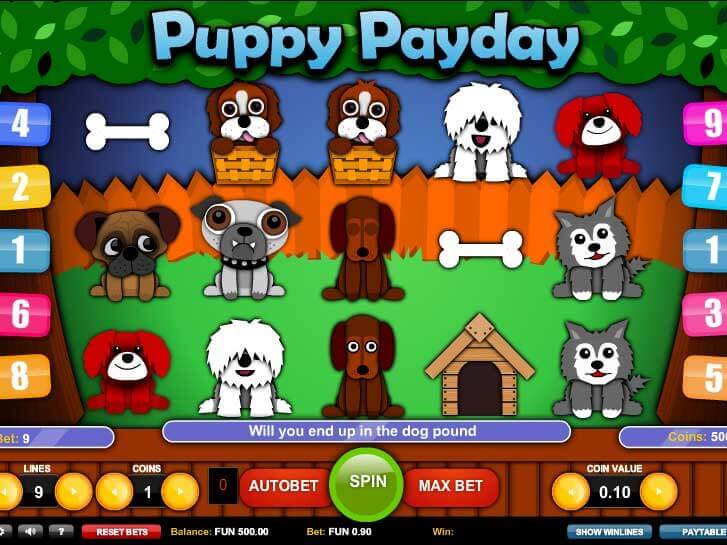 puppy payday iframe